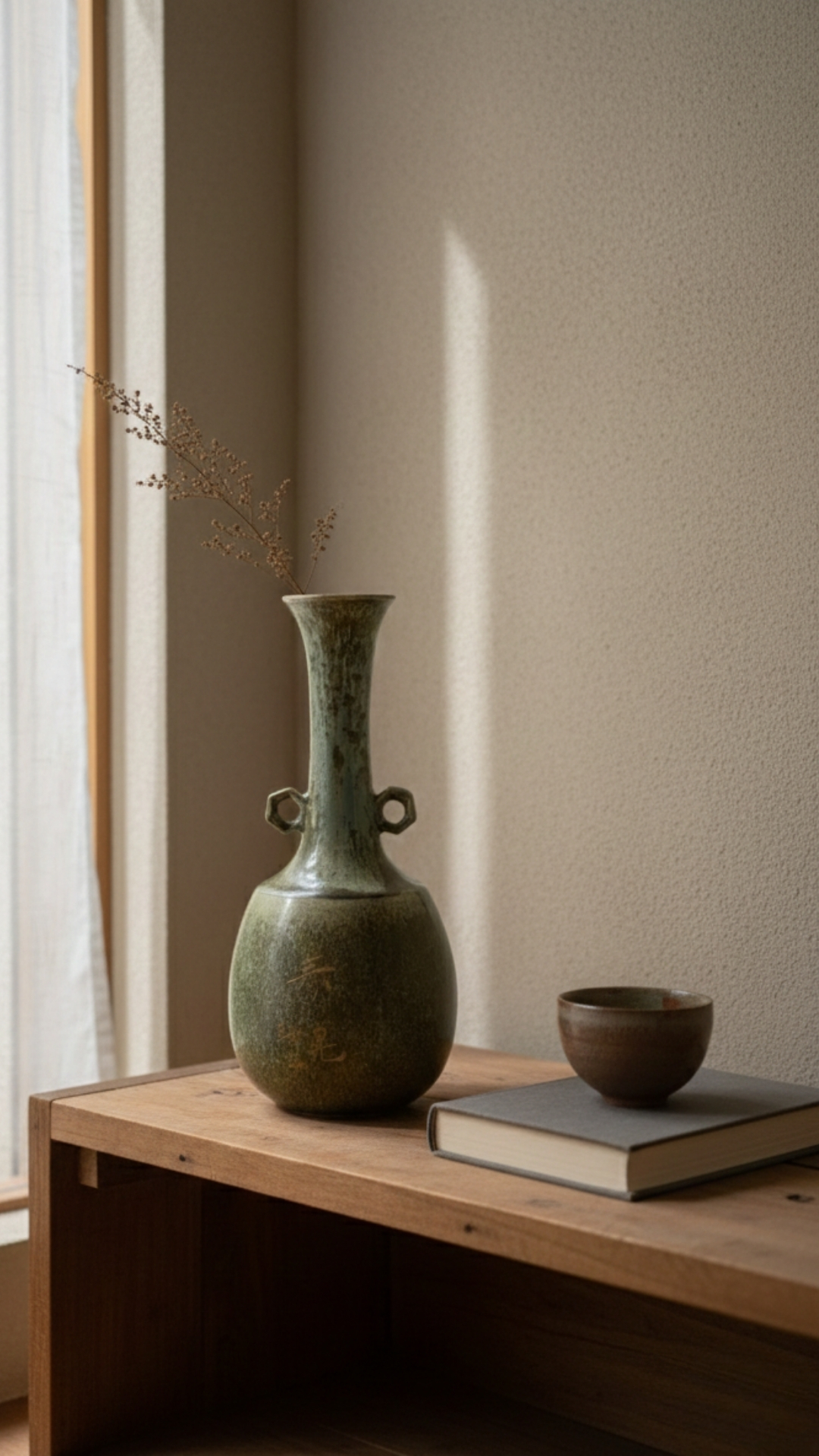 bình mộc xanh rêu nhật