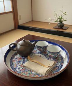 Khay trà ngũ sắc Nhật Bản