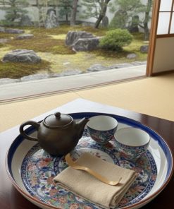 Khay trà ngũ sắc Nhật Bản