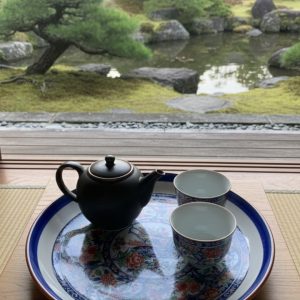 Khay trà ngũ sắc Nhật Bản