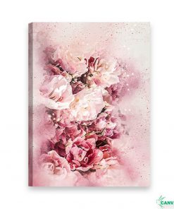 Tranh canvas hoa hồng trừu tượng H016