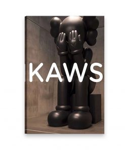 Tranh Canvas Kaws Passing Through đen K039