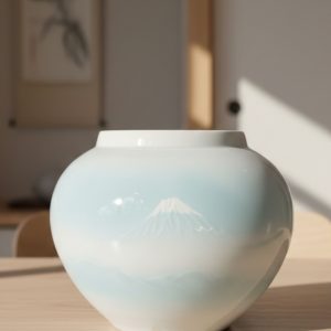 Bình Gốm Phú Sĩ Thủ Công Cao Cấp