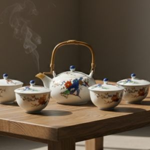 bộ bình ngủ sắc, có nắp