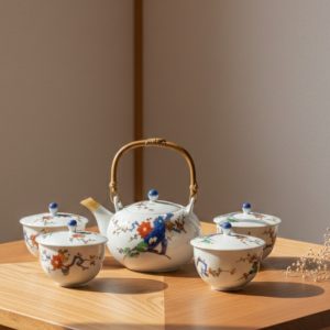 SET TRÀ GỐM NHẬT NGŨ SẮC