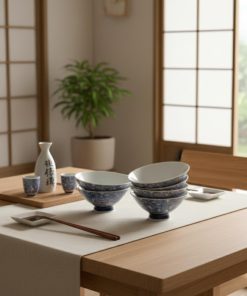 Bộ 6 Chén ăn Cơm Gốm Nhật (1)