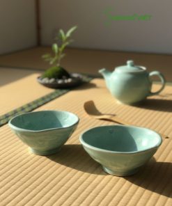 Chén Mộc Men Chảy Gốm Nhật (2)