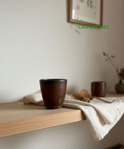 Ly Gốm Bizen Hỏa Biến Thủ Công (1)