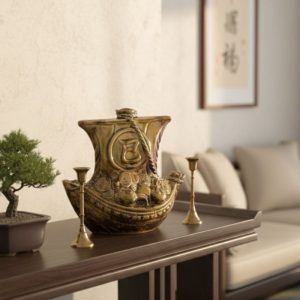 Thuyền Gốm Nhật Thủ Công