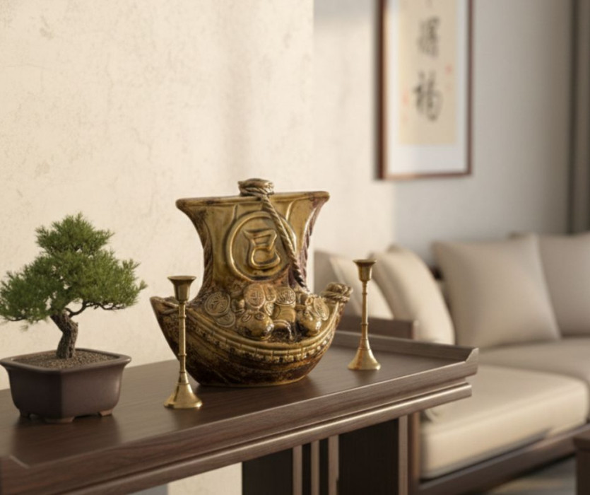 Thuyền Gốm Nhật Thủ Công