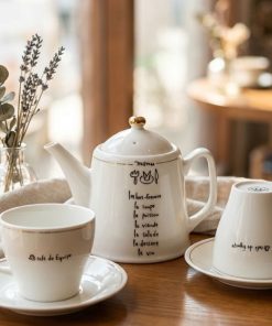 Set Trà Sứ Cao Cấp Phong Cách Châu Âu