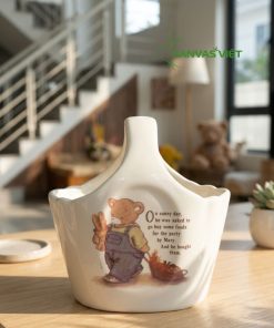 GIỎ GỐM GẤU DECOR
