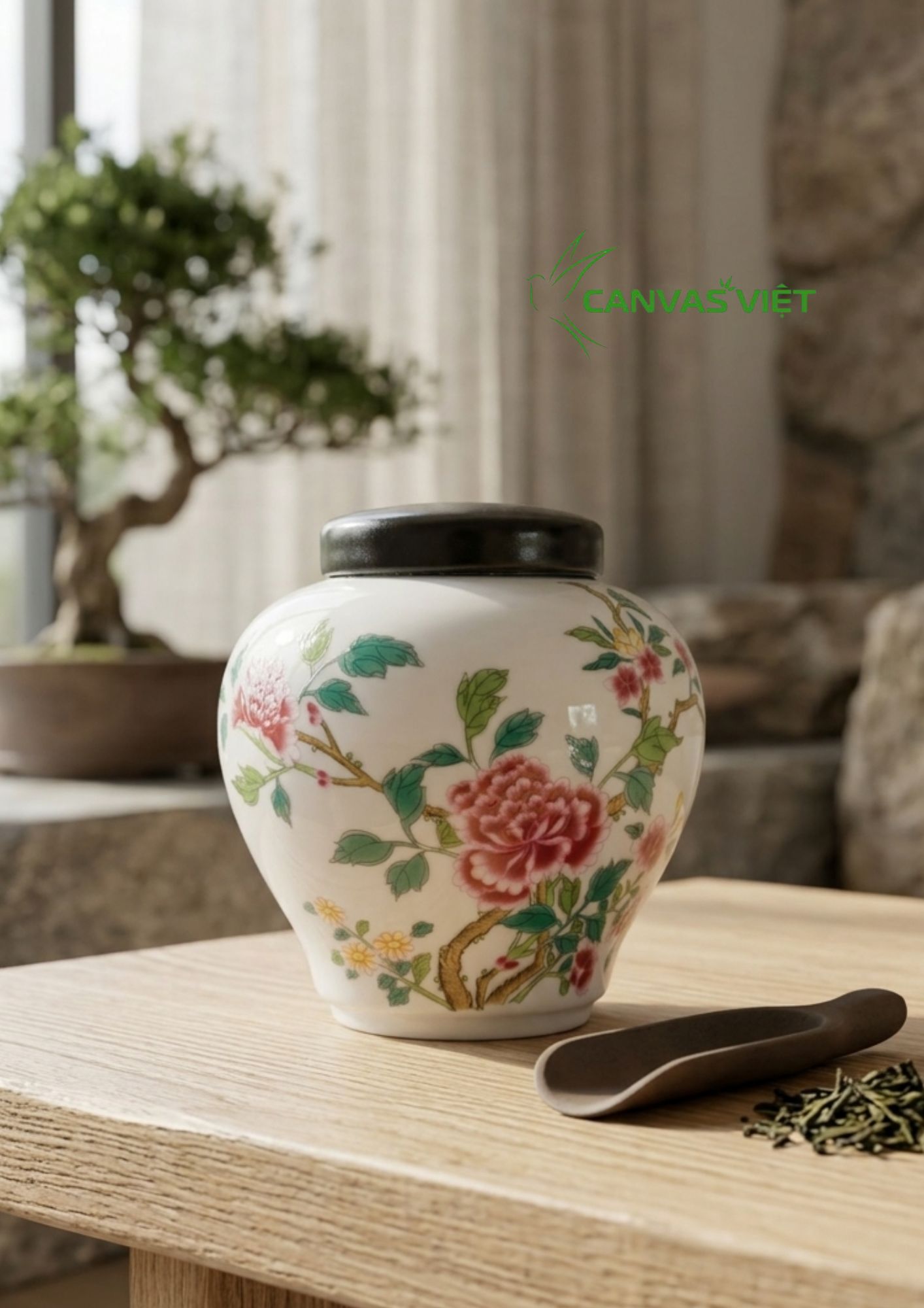 hủ gốm cao cấp đựng trà